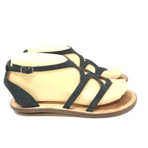Gentle Souls Black Sandals